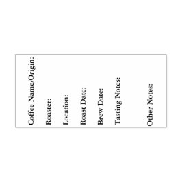 Sello Automático Notas de la prueba del café