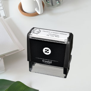 Sello Automático Novia novio niticias fue la dirección de retorno d