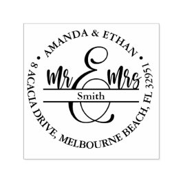 Sello Automático Nueva dirección del boda