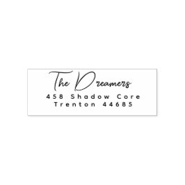 Sello Automático NUEVA Sta de entrada de script elegante dirección 