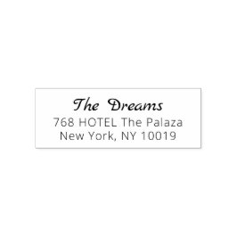 Sello Automático NUEVA Sta de entrada de script elegante dirección 