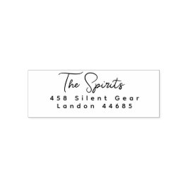 Sello Automático NUEVA Sta de entrada de script elegante dirección 