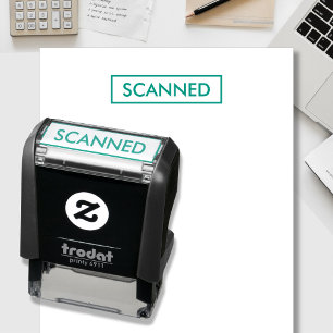 Sello Automático Office Empresarial De Texto Escaneado O Personaliz