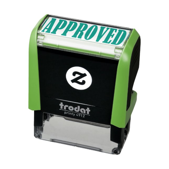 Sello Automático Oficina comercial aceptada aprobada con marco simp (Producto)