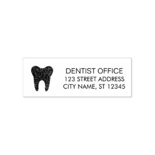 Sello Automático Oficina de Dentista de Moda  Dirección de Devoluci