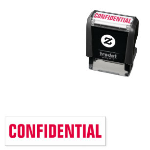 Sello Automático Oficina de negocios de documentos confidenciales