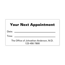 Sello Automático Oficina Médica Simple Su Próxima Cita