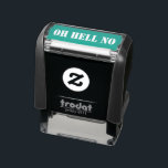 Sello Automático Oh Hell No Funny Humor Meme Office Diversión LOL C<br><div class="desc">Crea tu propio personalizado, personalizado, divertido, humorístico, divertido, LOL, chiste, "Oh Hell No", moderno, estampado de goma de la oficina de arte que se auto-escribe. También puedes reemplazar "oh Hell No" con tu propio texto. Perfecto para casa, negocios, oficina, escuela, correo personal y oficial. Incluye una selección de 9 colores...</div>