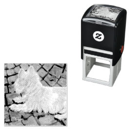 Sello Automático Otoño deja a Westie en patio