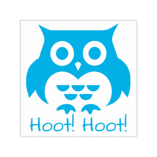 Sello Automático ¡Owl Hoot! ¡Hoot!