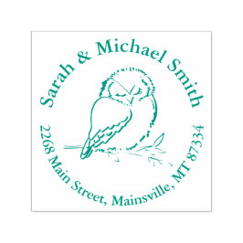 Sello Automático Owl Woodland Animal Baby Shower