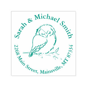 Sello Automático Owl Woodland Animal Baby Shower