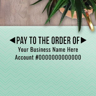 Sello Automático Pagar al pedido de la oficina básica o del banco c