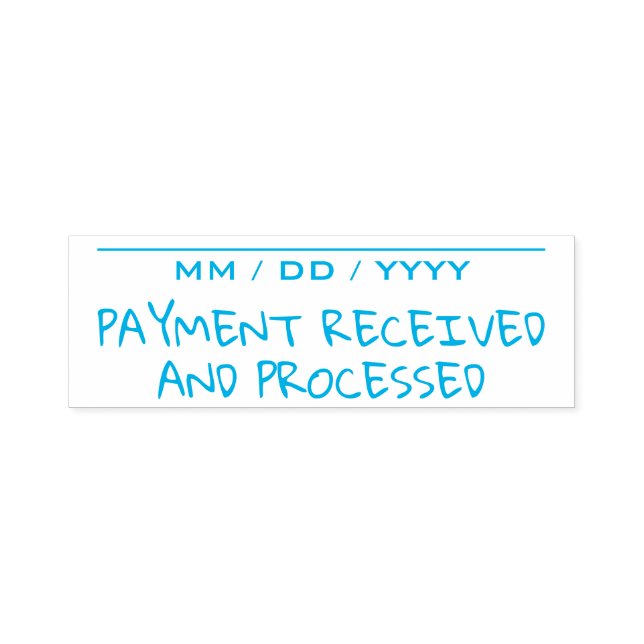 SELLO AUTOMÁTICO "PAGO RECIBIDO Y PROCESADO" (Diseño)