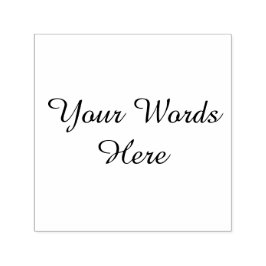 Sello Automático Palabras personalizadas pequeñas con fuente elegan