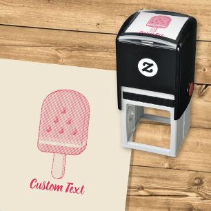 Sello Automático Paleta de helado de sandía