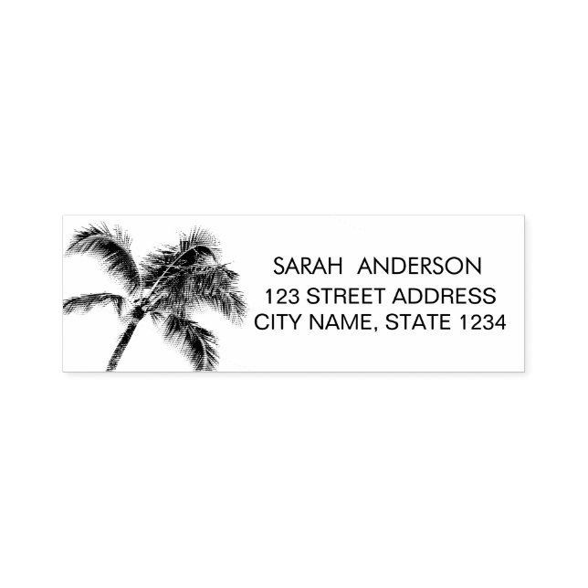 Sello Automático Palm Trees Personalizados (Diseño)