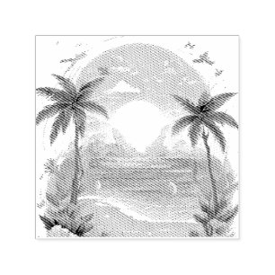 Sello Automático palmera de Sun Beach