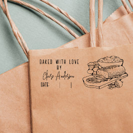 Sello Automático Pan de pan Nombre personalizado Fecha horneada con