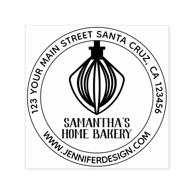 Sello Automático Panadería casera de pastelería (Diseño)