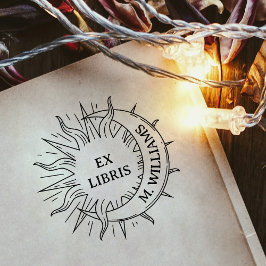 Sello Automático Papel de la página del libro de la biblioteca pers