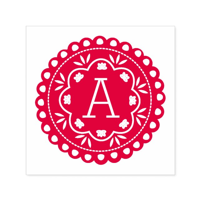 Sello Automático Papel picado (Diseño)