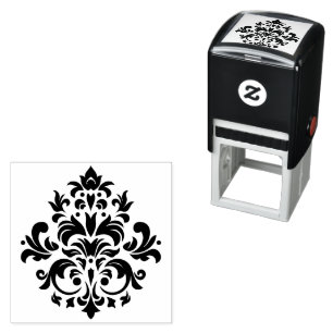 Sello Automático Paper Source Barroco Damask Antiguo Florecer