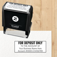 Para Depositar Sólo Personalizado de banco de ofic