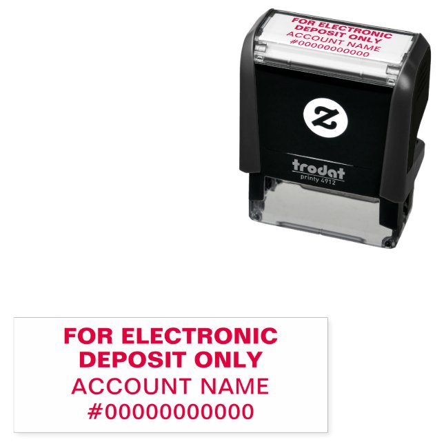 Sello Automático Para Depósito Electrónico Sólo Comprobar Aprobació (In Situ)