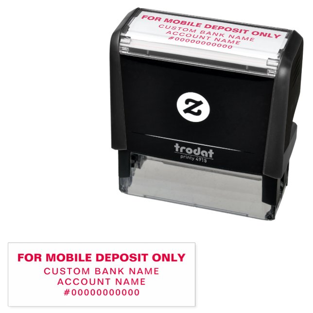 Sello Automático Para el Personalizado de aprobación de sólo cheque (In Situ)