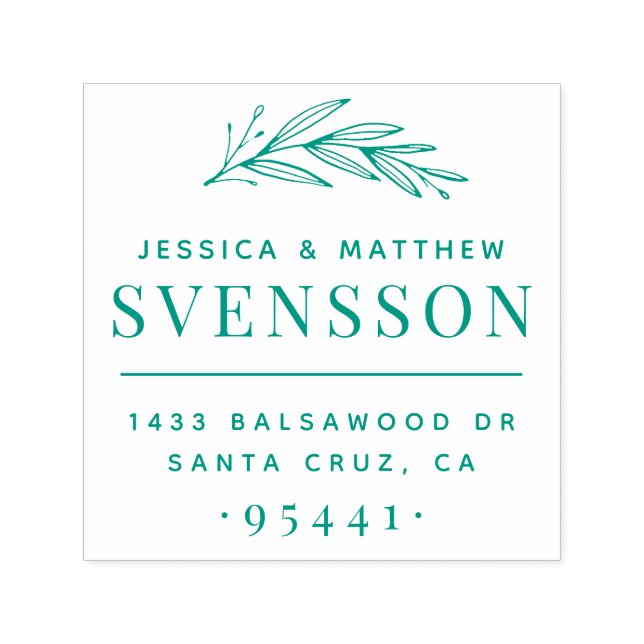 Sello Automático Pareja Casada Nueva Dirección y Rama Destituida A  (Diseño)