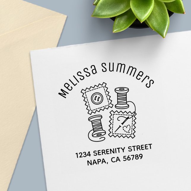 Sello Automático Pasatiempo de manualidades de costura Dirección de (Subido por el creador)