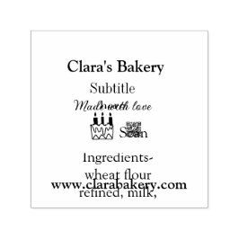 Sello Automático Pastel de panadería agregar ingredientes hechos co