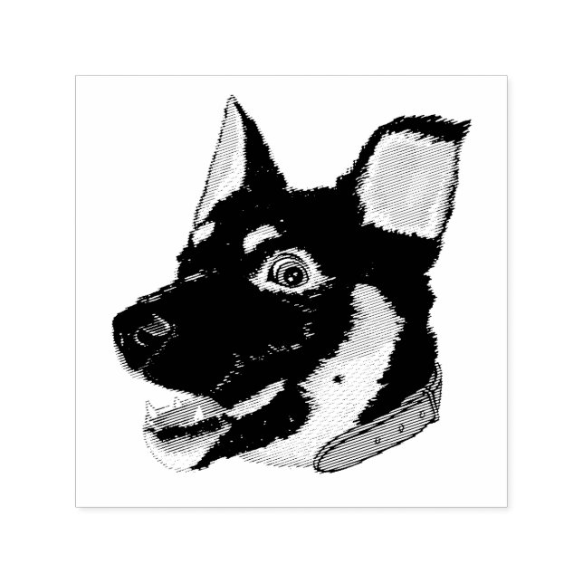 Sello Automático Pastor de cachorro alemán Lover (Diseño)