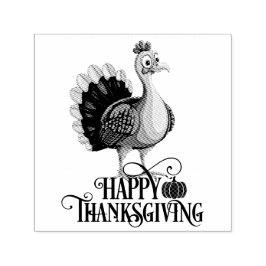 Sello Automático Pavo de Acción de Gracias Lindo