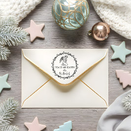 Sello Automático PAZ EN EL Ángel de la Tierra en Navidades cristian