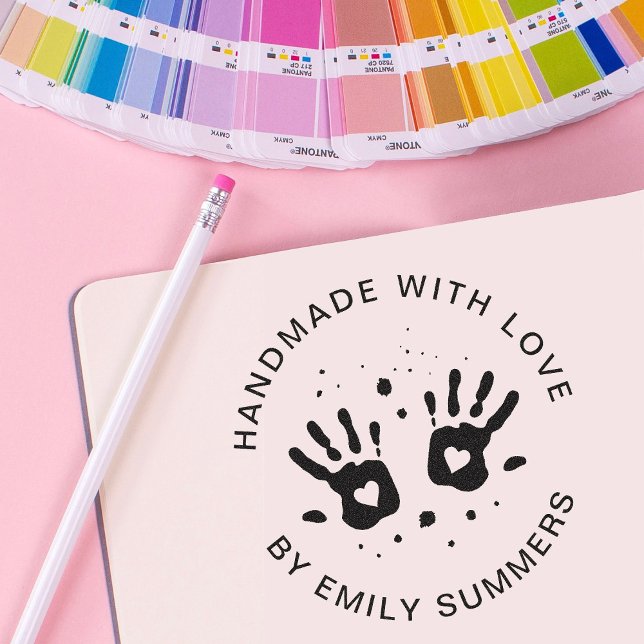 Sello Automático Pequeña empresa o artesanía infantil hecha a mano (Subido por el creador)