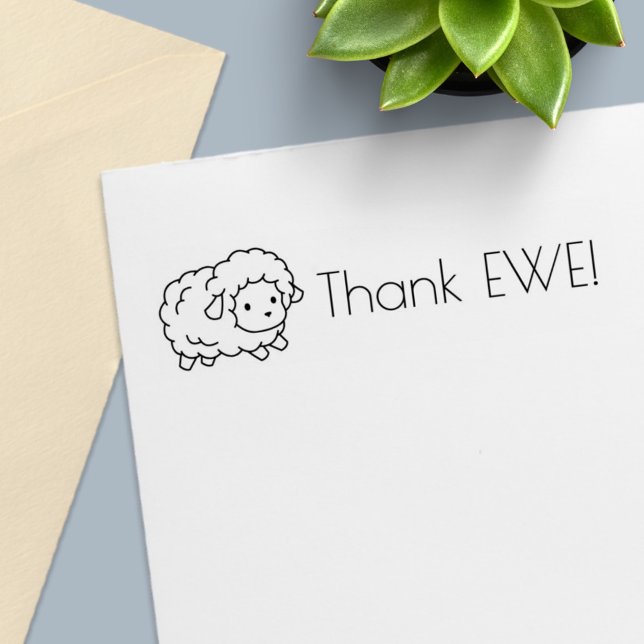 Sello Automático Pequeña Oveja Cuta Gracias A Ewe (You) (Subido por el creador)