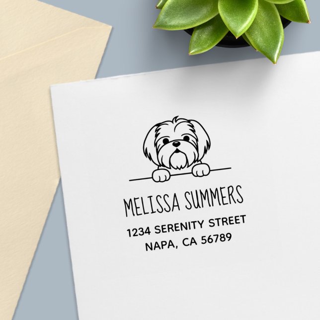 Sello Automático Pequeño perro chih Tzu Dirección (Subido por el creador)