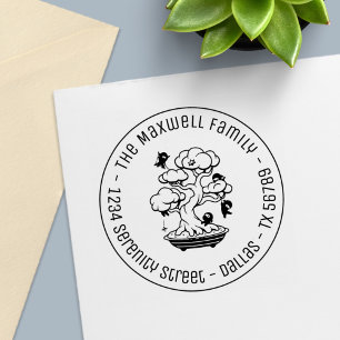 Sello Automático Pequeños Ninjas en la dirección de la familia del 