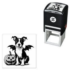 Sello Automático Perrito de Halloween