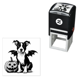 Sello Automático Perrito de Halloween