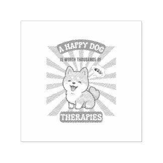 Sello Automático Perro feliz Shiba lindo perro