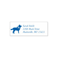 Perro Husky Siberiano Baby Shower Puppy Blue Boy