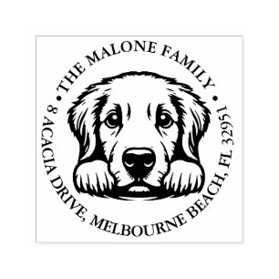 Sello Automático Perro Personalizado Tema Personalizado