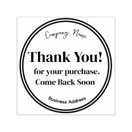 Sello Automático Personalizable DE NEGOCIOS GRACIAS. STAMP DE GOMA