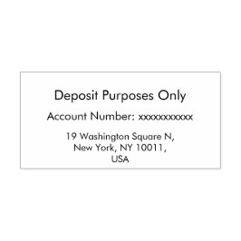 Sello Automático Personalizable sencillo Minimalista moderno