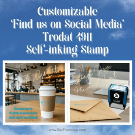 Sello Automático Personalizable Trodat 4911 'Encuéntrennos en medio