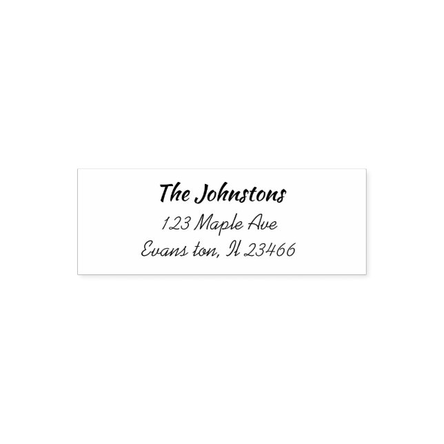 Sello Automático Personalizada esta dirección personal (Diseño)