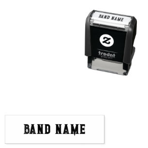 Sello Automático Personalizado Band Merch